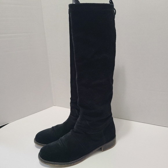 Boutique 9 Knee High Black‎ Suede Boots Size 9.5 - Picture 4 of 8